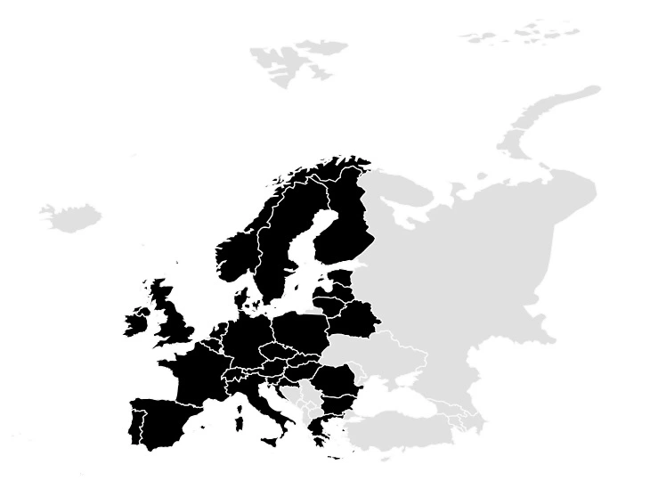 mapa europy